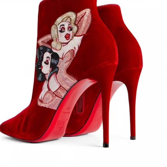 CHRISTIAN LOUBOUTIN DR BORED BOOT UP BNIB EU 40 US 10 Limited Edition - Picture 5 of 11